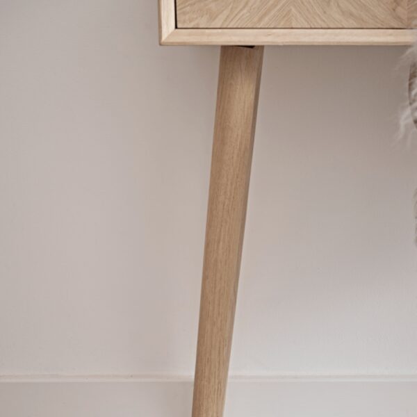 Furnliv Sienna Premium Oak Wood Console Table #1 - Image 6