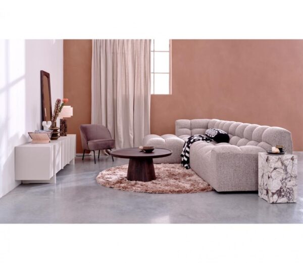 Furnliv Albert Premium Mango Wood Coffee Table (Walnut Finish) - Image 6