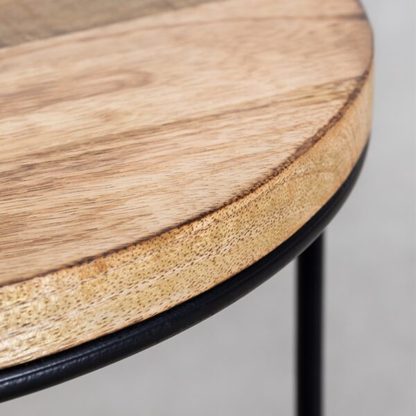 Furnliv Albert Premium Round Metal End Table - Image 4
