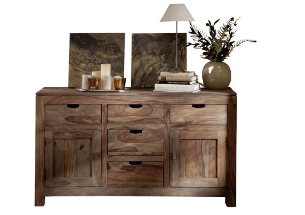 Furnliv Grayse Solid Sheesham Wood Sideboard #01 - Image 8