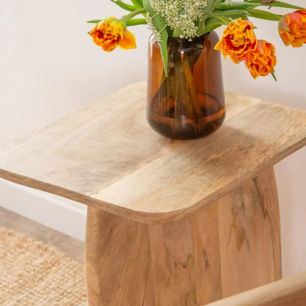 Furnliv Albert Solid Mango Wood Nesting Coffee Table Set - Image 7