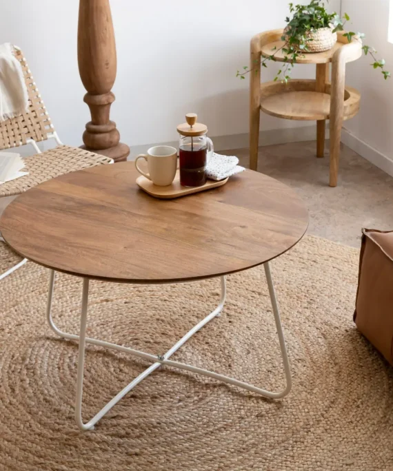 Furnliv Albert Round Coffee Table