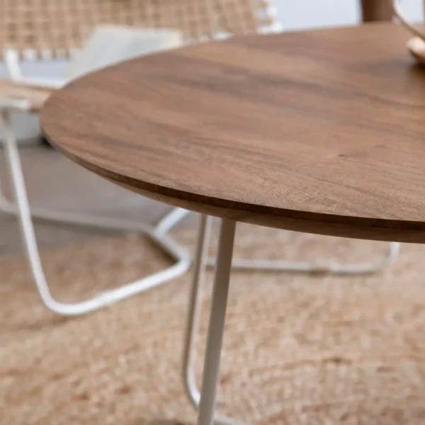 Furnliv Albert Round Coffee Table - Image 4