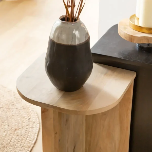 Furnliv Albert Solid Wood Nesting Coffee Table Set - Image 2