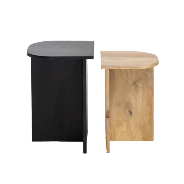 Furnliv Albert Solid Wood Nesting Coffee Table Set - Image 7
