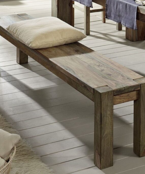 Furnliv Grayse Sheesham Bench #17