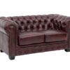 furnliv Chesterfield 2-seater
