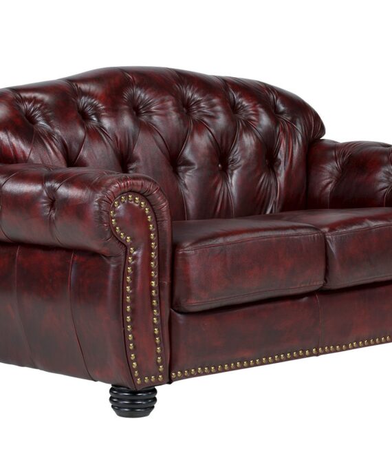 Furnliv Chesterfield Harold 2-Seater Sofa