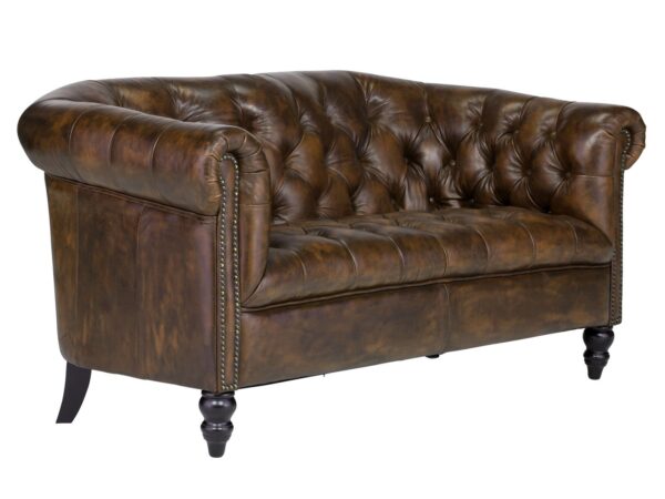 Furnliv Chesterfield Simon 2-Seater Sofa