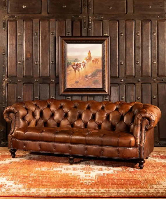Furnliv Chesterfield Vineyard Sofa