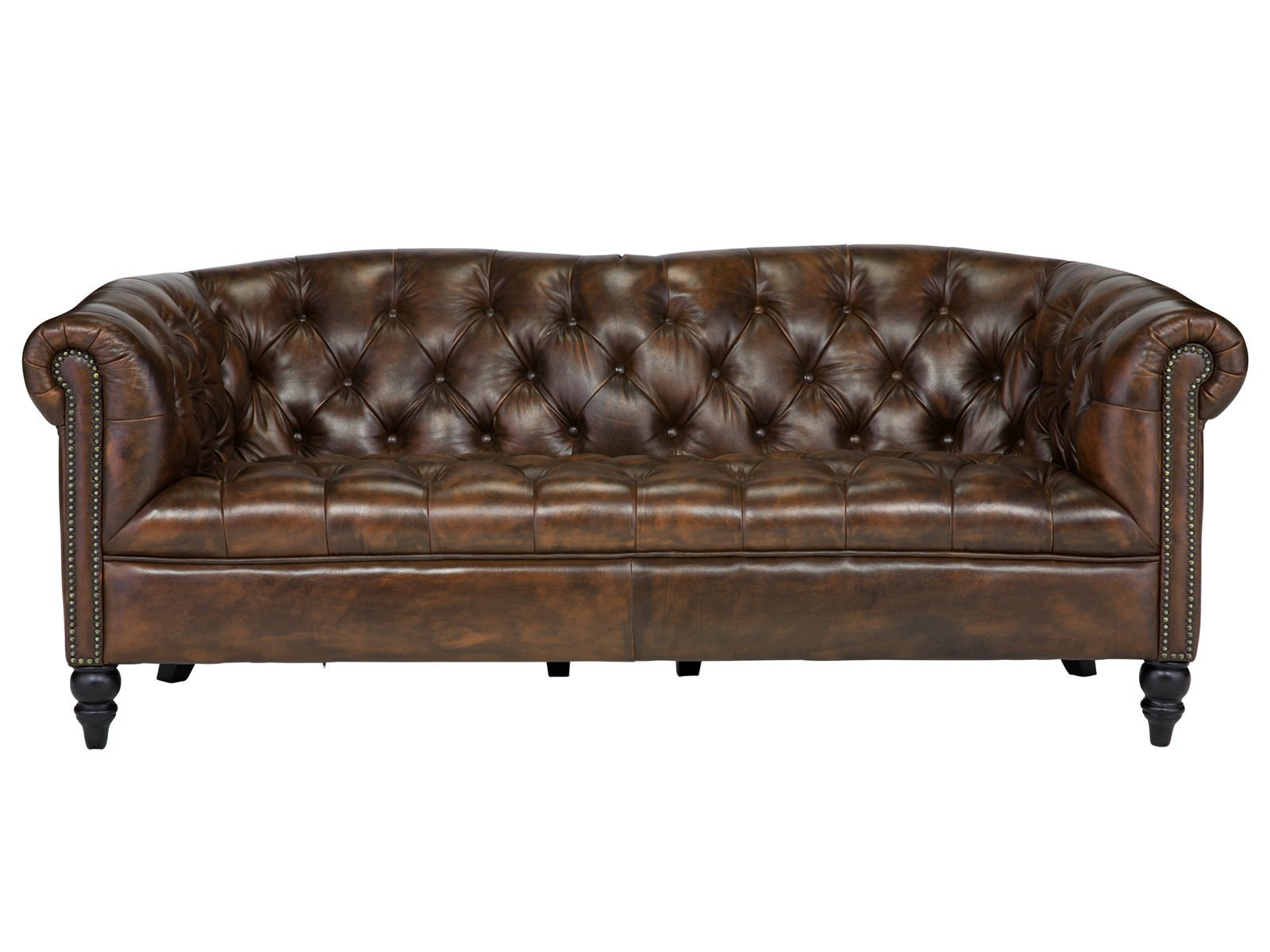 Furnliv Chesterfield Smitten Leather Sofa #07 - Image 2