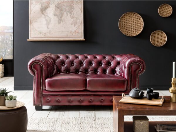 Furnliv Chesterfield 2-Seater #22 - Image 3