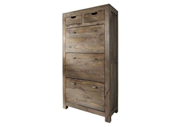 Furnliv Grayse Sheesham Shoe Cabinet #10 - Image 2