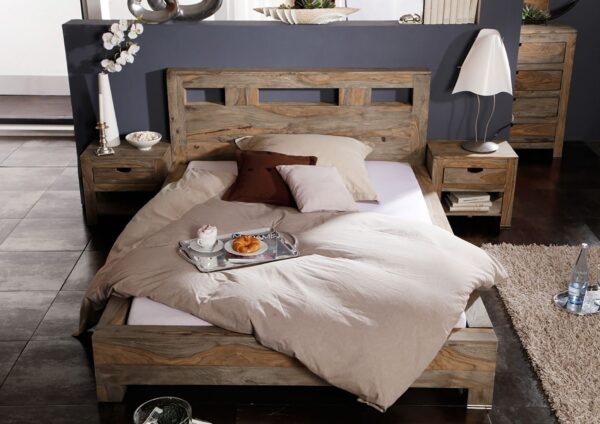 Furnliv Grayse Sheesham Bed #11 - Image 2