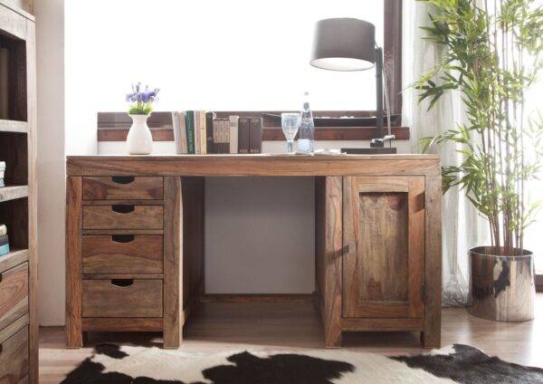 Furnliv Grayse Sheesham Desk #21 - Image 3