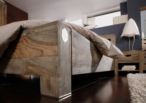 Furnliv Grayse Sheesham Bed #11 - Image 3