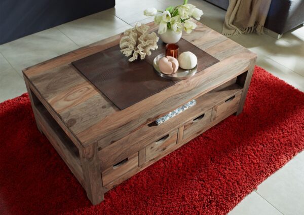 Furnliv Grayse Sheesham Coffee Table #07 - Image 3