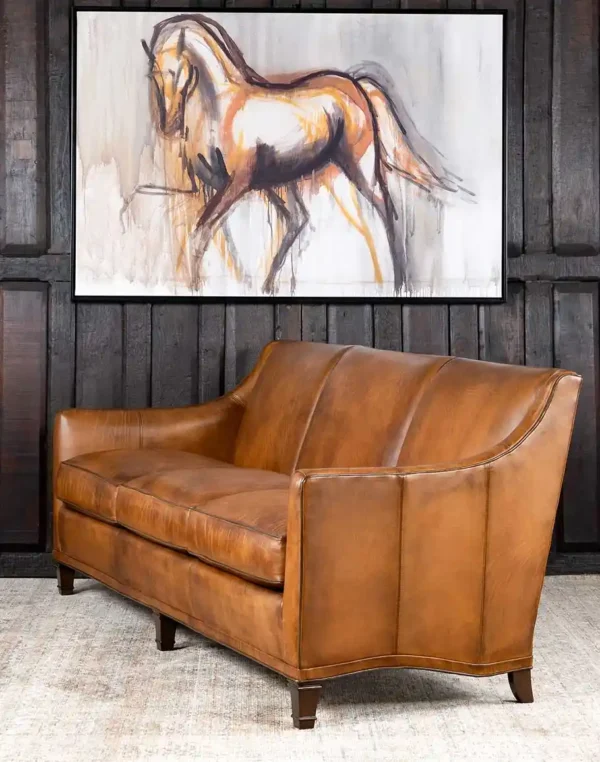 Furnliv Chesterfield Russell Leather Sofa #15 - Image 3