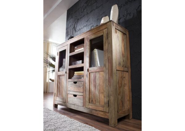 Furnliv Grayse Sheesham Highboard #18 - Image 3