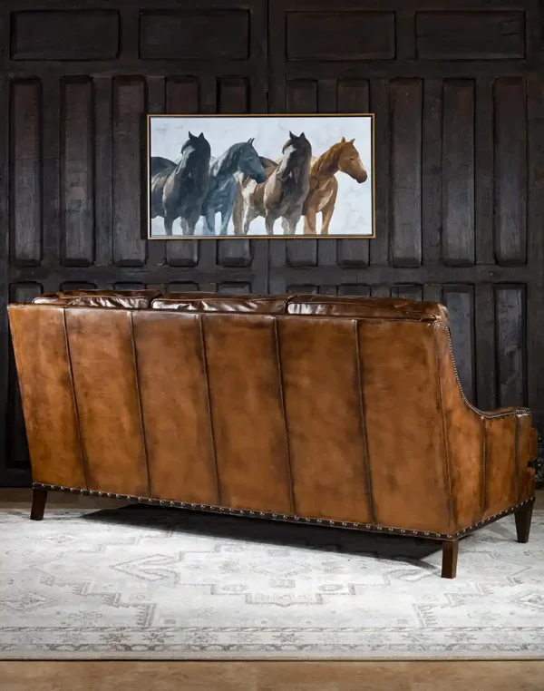 Furnliv Mosaic Leather Sofa #18 - Image 4