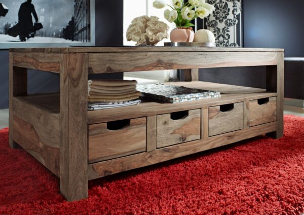 Furnliv Grayse Sheesham Coffee Table #07 - Image 4