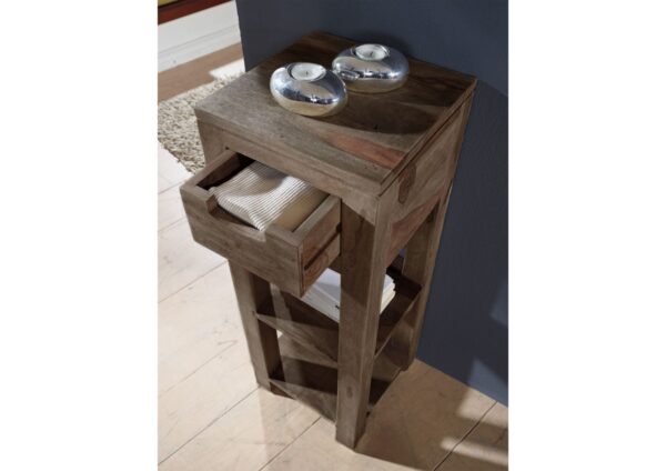 Furnlive Grayse Sheesham Side Table #16 - Image 4