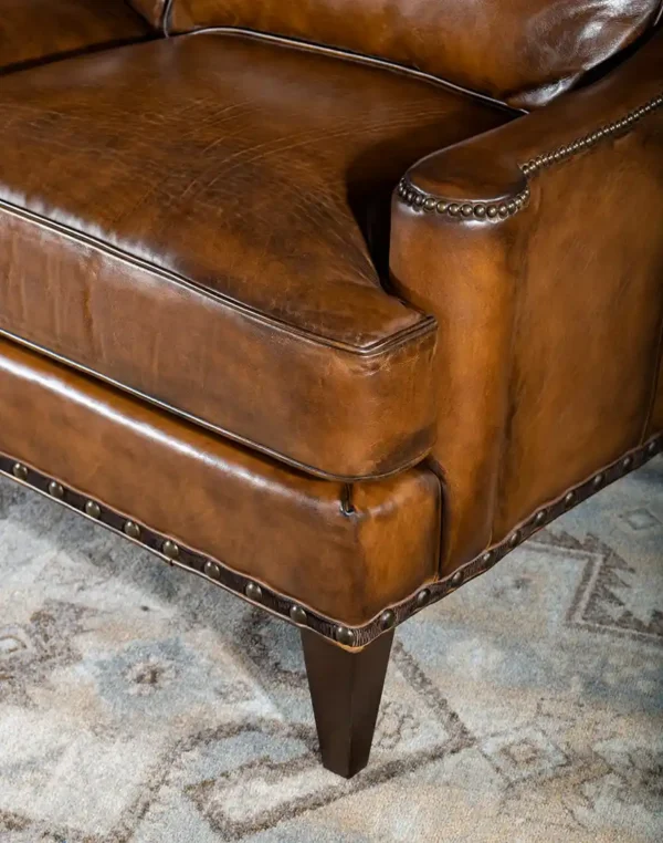 Furnliv Mosaic Leather Sofa #18 - Image 5