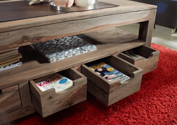 Furnliv Grayse Sheesham Coffee Table #07 - Image 5