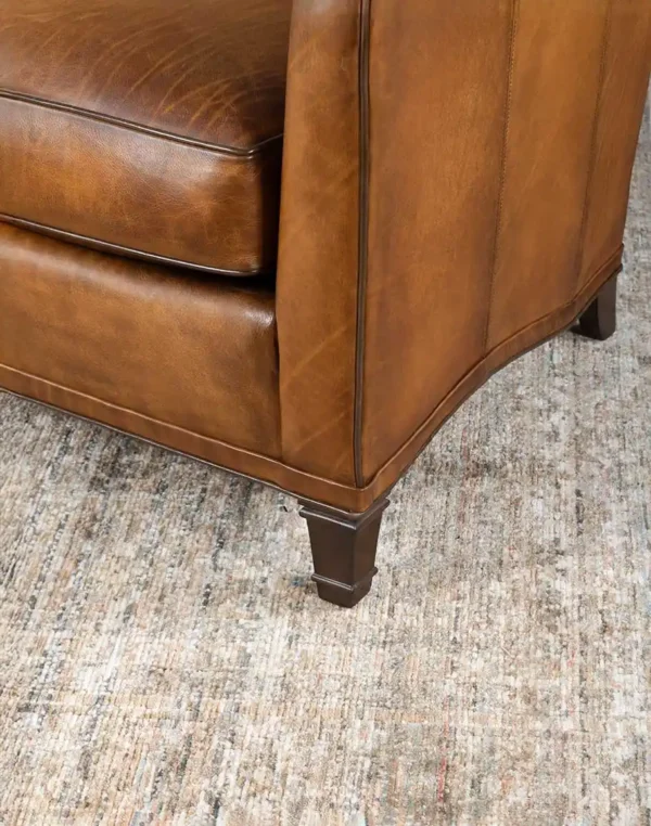 Furnliv Chesterfield Russell Leather Sofa #15 - Image 5