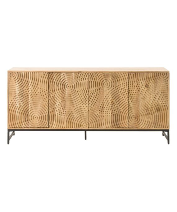 Furnliv Earth Premium Acacia Wood Sideboard #01