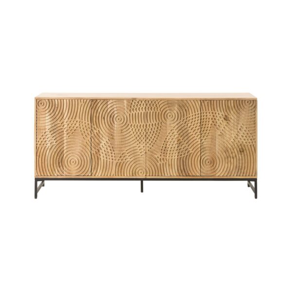 Furnliv Earth Premium Acacia Wood Sideboard #01