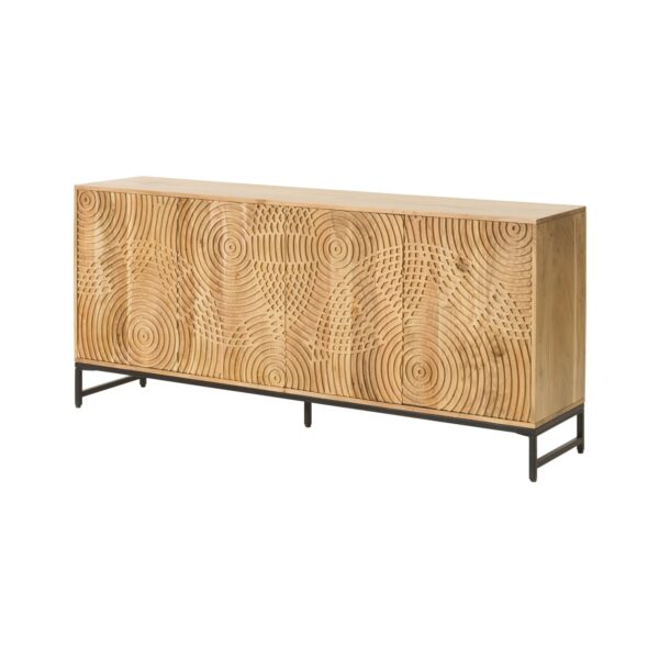 Furnliv Earth Premium Acacia Wood Sideboard #01 - Image 2