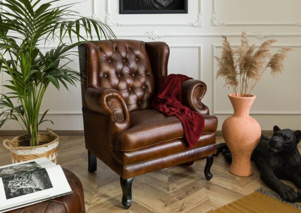 Furnliv Xavier Chesterfield Armchair