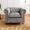Furnliv Classic Chesterfield Armchair