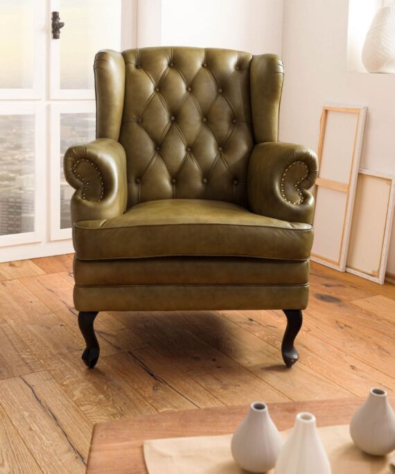Furnliv Sapphire Chesterfield Armchair