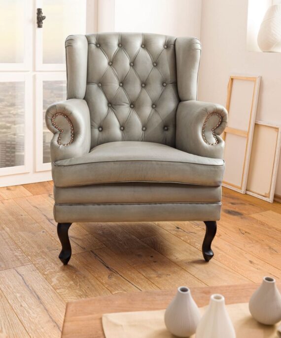 Furnliv Sapphire Chesterfield Armchair