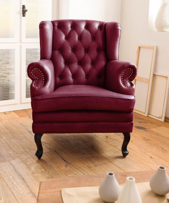 Furnliv Sapphire Chesterfield Armchair