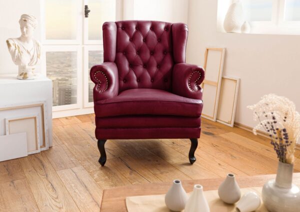 Furnliv Sapphire Chesterfield Armchair