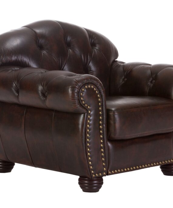 Furnliv Harold Chesterfield Armchair
