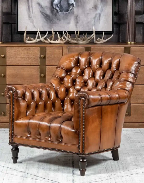 Furnliv Danial Chesterfield Chair