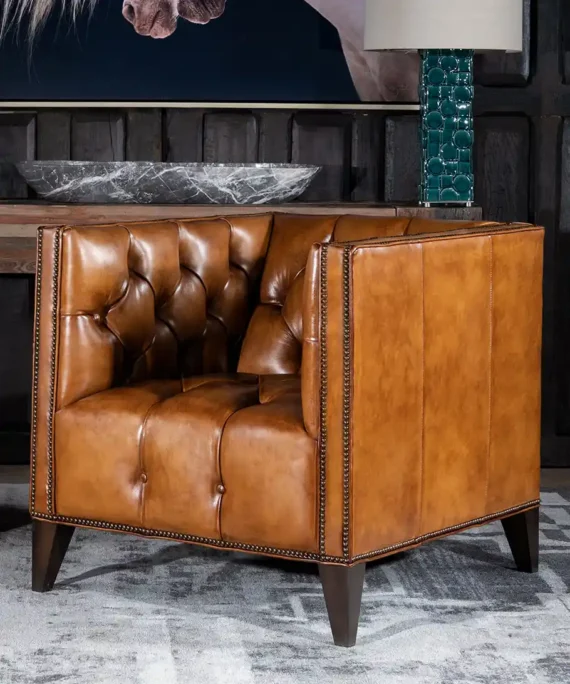 Furnliv Kavyon Chesterfield Chair