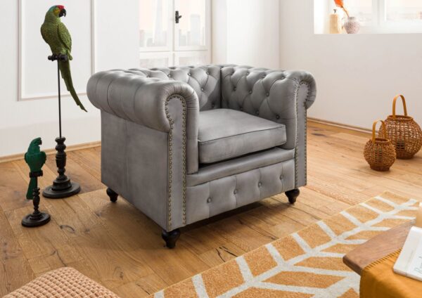 Furnliv Classic Chesterfield Armchair #45 - Image 2