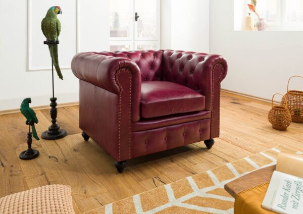 Furnliv Classic Chesterfield Armchair #46 - Image 2