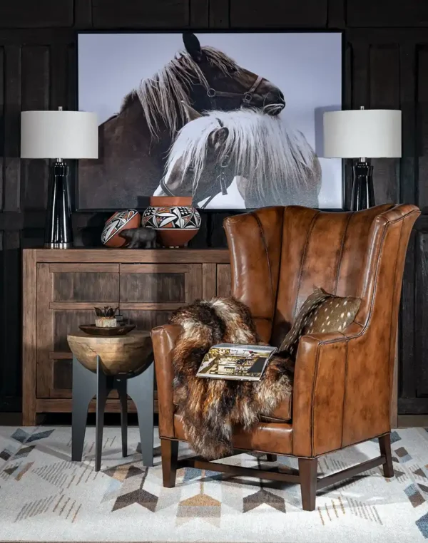 Furnliv Mikaelson Chesterfield Chair #52 - Image 6