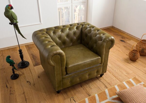 Furnliv Classic Chesterfield Armchair #43 - Image 3