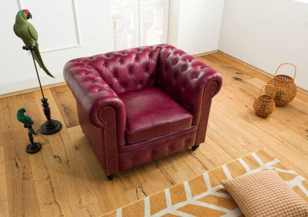 Furnliv Classic Chesterfield Armchair #46 - Image 3