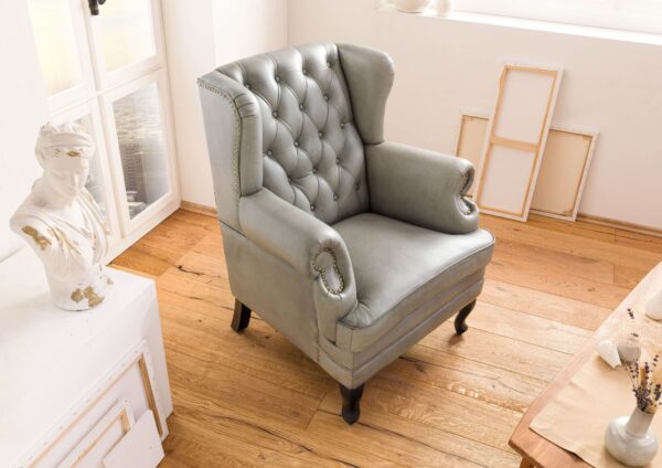 Furnliv Sapphire Chesterfield Armchair #48 - Image 4