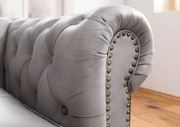 Furnliv Classic Chesterfield Armchair #45 - Image 7