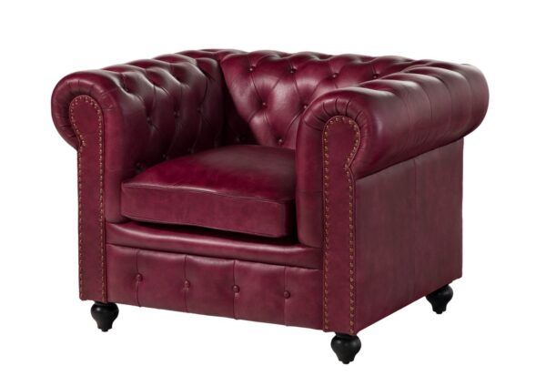 Furnliv Classic Chesterfield Armchair #46 - Image 8