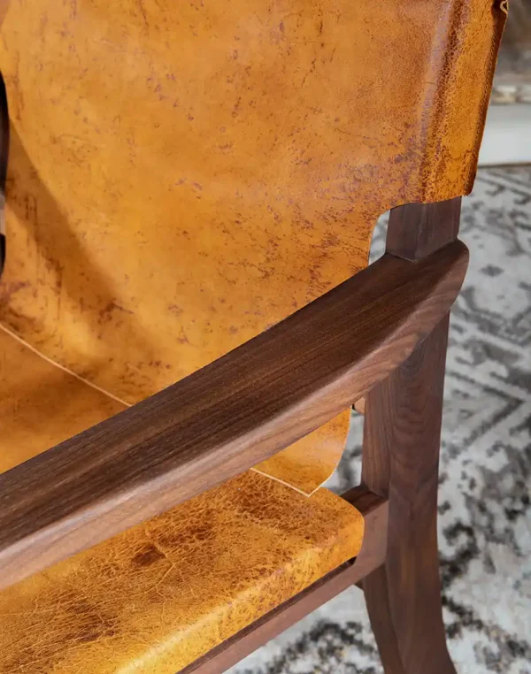 Furnliv Marco Leather Sling Chair #59 - Image 8